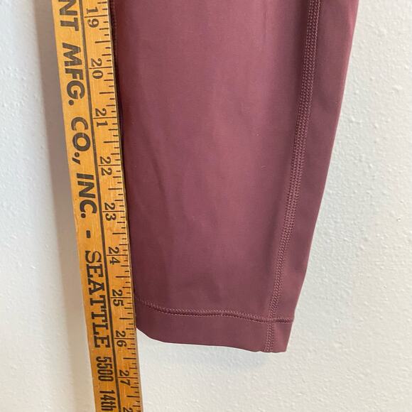 Athleta Women's Leggings Ultimate Stash Pocket Tight Red Crimson Size X Large - Picture 5 of 8
